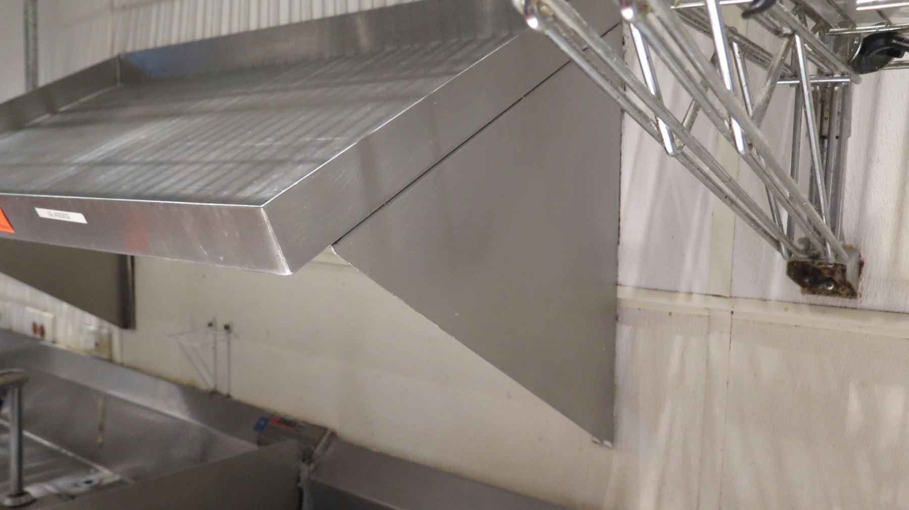 Wall Mount Slanted Rack Shelf - Stainless Steel 42