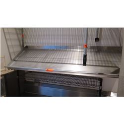 Wall Mount Slanted Rack Shelf - Stainless Steel - 60