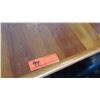 Image 2 : Koa Wood Table w/Wall Mount Stand/Hardware- 29"x 29"