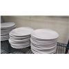 Image 2 : Large Lot of Dinnerware (White Ceramic Plates): Round, Square, Oval (different sizes)