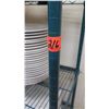 Image 2 : 5-Shelf Green Wire Shelving Unit 47.5"L x 18"W x 74.5"H (dishes not included)
