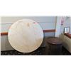 Image 2 : Large Round White Marble Table w/Column Base - 54" dia, 29"H