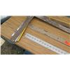 Image 8 : Lot of Misc. Measuring Tools: Framing Squares, T Squares