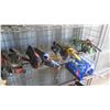 Image 8 : Qty 2 Commercial Caged Wire Shelving System (contents not included)