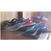 Image 2 : Large Lot of Dust Pans, Floor Squeegees, Mud Pans, Squeegee Trowel, etc.
