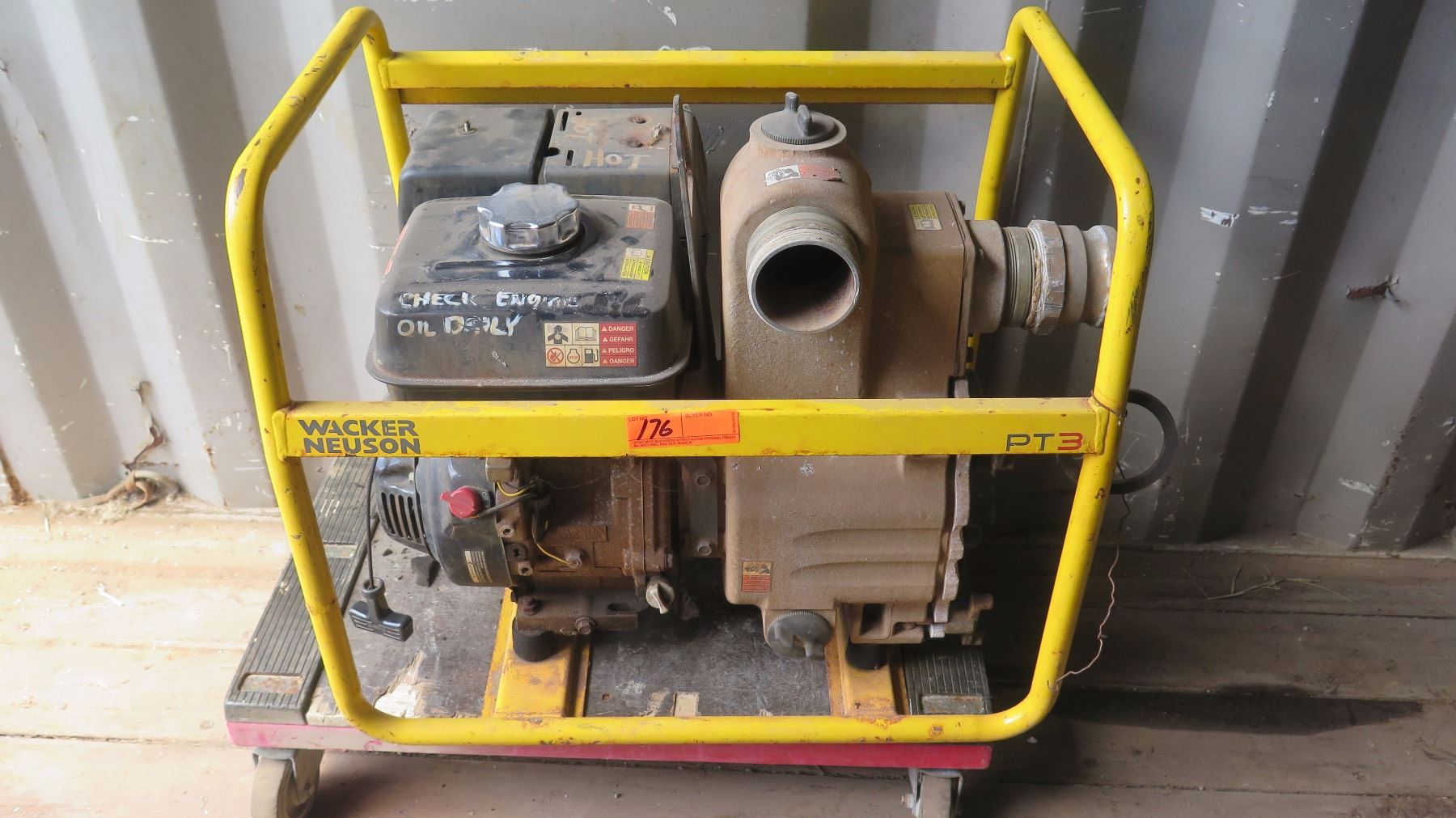 Wacker Pt3 Wacker Neuson PT3 Centrifugal Trash Pump 3