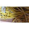 Image 2 : Large Bundle Plastic-Cage Utility String Lights - Yellow and White Cabling