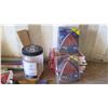 Image 2 : Misc. Supplies: Sanding Sheets, Brad Nails, Finish Nails, Staples, Saw Blades, etc.