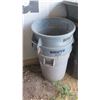 Image 2 : Qty 5 Large Gray Heavy Duty Industrial Trash/Storage Containers