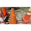 Image 2 : Approx. 80 Qty Large Lot of Industrial Orange Rubber Cones