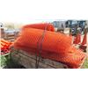 Image 8 : Huge Lot Orange Barrier Netting