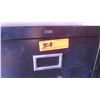Image 2 : Qty 2 Black Under-Desk 2-Drawer Metal Filing Cabinets