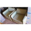 Image 1 : Qty 2 Matching Upholstered Plush Reception Chairs (Club Chairs)