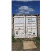 Image 1 : 25-Foot Shipping / Storage Container (Contents Not Included Except Attached Shelving)