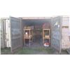 Image 2 : 25-Foot Shipping / Storage Container (Contents Not Included Except Attached Shelving)