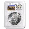 Image 1 : 1880-S RARE Stage Coach Series Morgan Silver Dollar BU PCGS Graded in slab