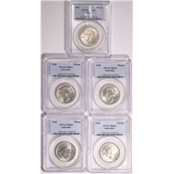 1945 Australian Florin - PCGS MS 62