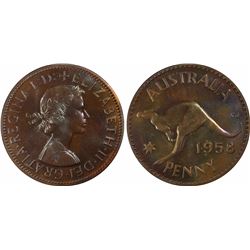 1958(m) Australian Penny - PCGS PR 66BN