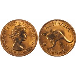 1963(p) Australian Penny - PCGS PR 66RD