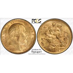 1904-M Australian Sovereign - PCGS MS 63