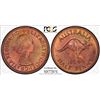 Image 1 : 1964(p) Australian Half Penny - PCGS MS 65RB
