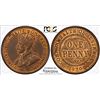 1920.//. Australian Penny - PCGS MS 63RB