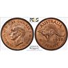 Image 1 : 1938(m) Australian Penny - PCGS MS 64RB