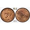 Image 1 : 1939(m) Australian Penny - PCGS MS 64RB