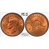 Image 1 : 1951-PL(I) Australian Penny - PCGS MS 65RD