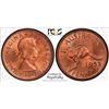 1953(m) Australian Penny - PCGS MS 64RB