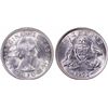 Image 1 : 1953(m) Australian Sixpence - PCGS MS 65