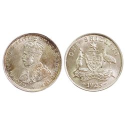 1925/3 Australian Shilling - PCGS MS 65