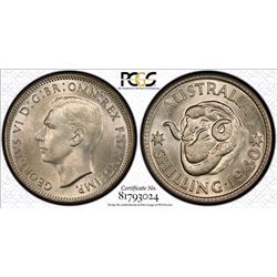 1940(m) Australian Shilling - PCGS MS 64