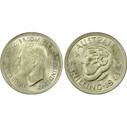 1941(m) Australian Shilling - PCGS MS 63