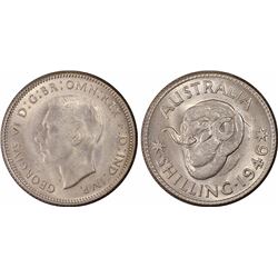 1946(p) Australian Shilling - PCGS MS 63