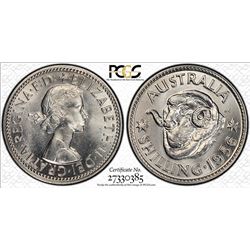 1956(m) Australian Shilling - PCGS MS 64