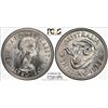 Image 1 : 1956(m) Australian Shilling - PCGS MS 64