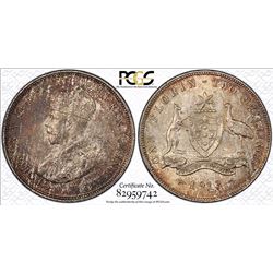 1913 Australian Florin - PCGS MS 62