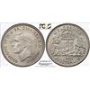 Image 1 : 1943(m) Australian Florin - PCGS MS 65