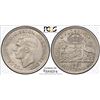 Image 1 : 1951(m) Australian Florin - PCGS MS 63
