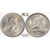 1954(m) Australian Royal Visit Florin - PCGS MS 65