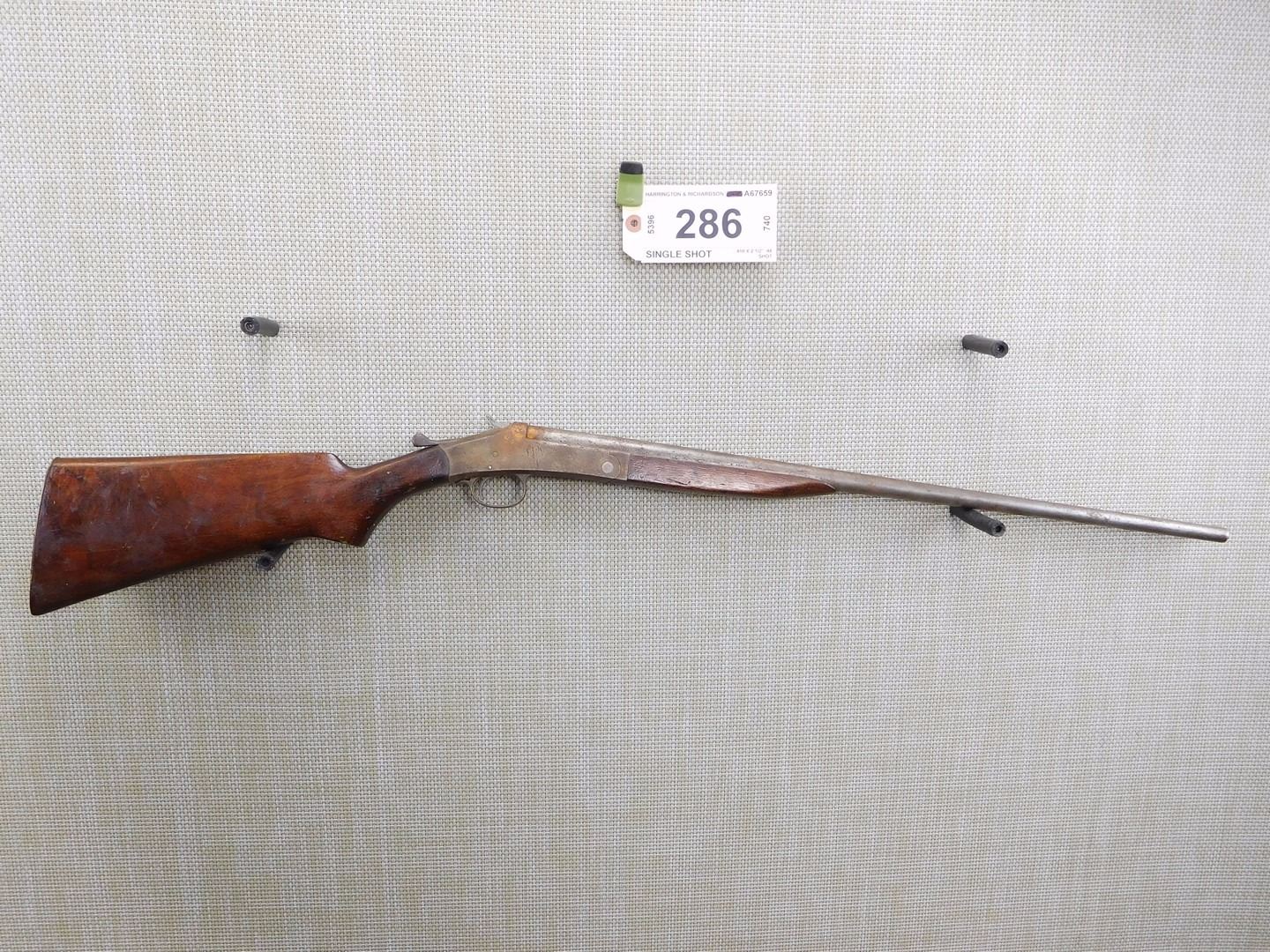 Harrington Richardson Model Single Shot Caliber 410 X 2 12 44 Shot