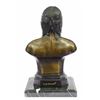 Image 3 : Native American Indian Warrior Chief Bronze Bust Sculpture