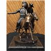 Image 2 : Wounded Bunkie Western Cowboy Bronze Sculpture on Marble Base Figurine