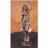 Image 1 : Juleus Metal Arch Entertainer Bronze Sculpture on Marble Base Figurine