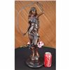 Image 2 : Juleus Metal Arch Entertainer Bronze Sculpture on Marble Base Figurine