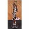 Image 3 : Juleus Metal Arch Entertainer Bronze Sculpture on Marble Base Figurine