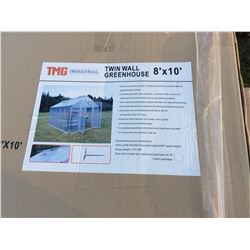 8ft x 10ft Twin Wall Greenhouse