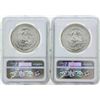 Image 2 : Set of 1983MO-1984MO Mexico 1 Onza Silver Libertad Coins NGC MS66