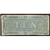 Image 2 : 1864 $10 The Confederate States of America Note